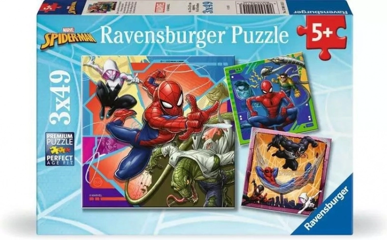 Puzzle 3x49 piese SPIDERMAN