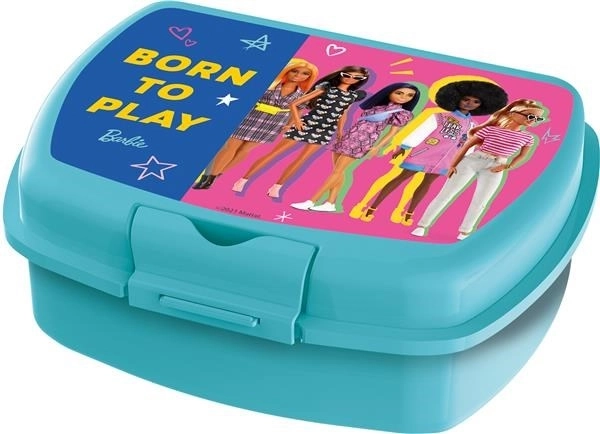 Cutie pentru gustare Barbie turcoaz