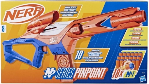 Nerf N Series Pinpoint blaster precis cu încărcător și lunetă