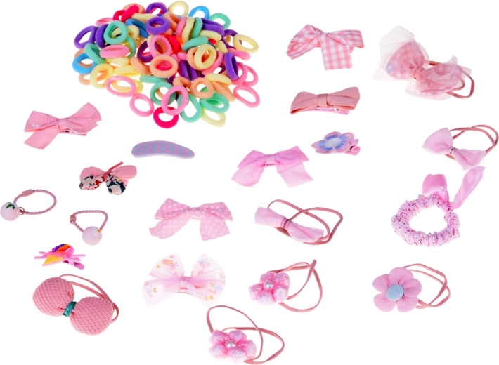 Set bogat de accesorii pentru păr