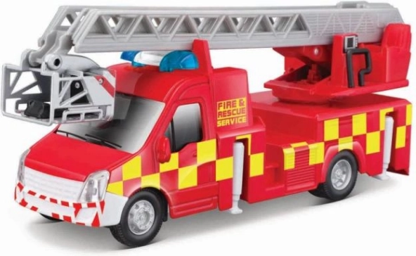 Mașină de pompieri cu scară Bburago 1:43