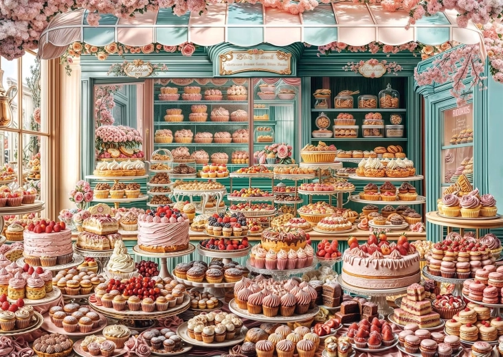 Puzzle SCHMIDT Cofetărie 1000 piese