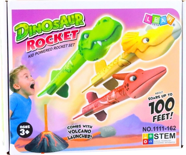 Design vulcanic și echipaj de dinozauri