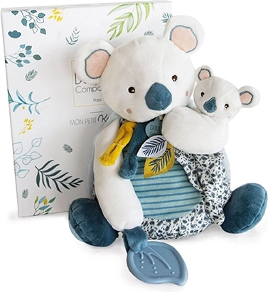 Set cadou Doudou – koala Yoca cu pui, 25 cm