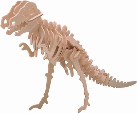 Puzzle 3D din lemn, mare, Tyrannosaurus