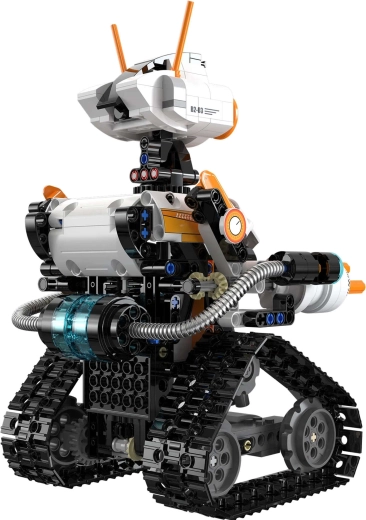 Robot pe șenile cu părți mobile