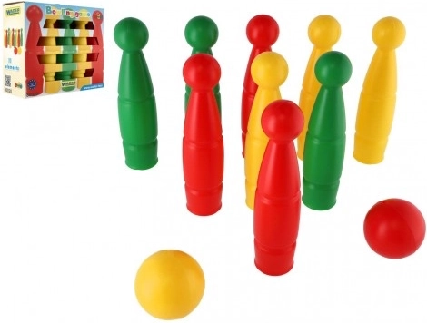 Set colorat de popice pentru copii
