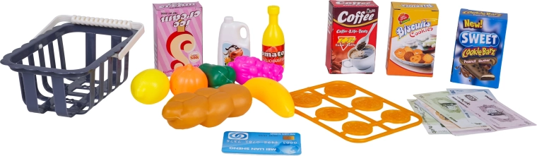 Coș și alimente pentru jocuri de rol