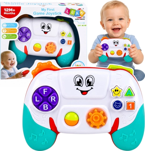 My First Game Joystick – controler de joc educativ interactiv pentru copii mici, cu lumini și sunete