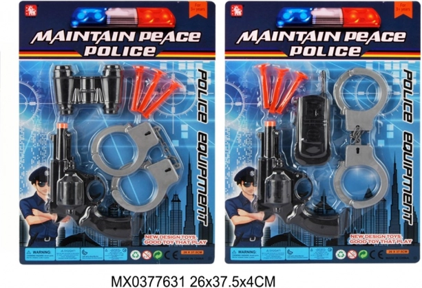 set de poliție pentru micii polițiști