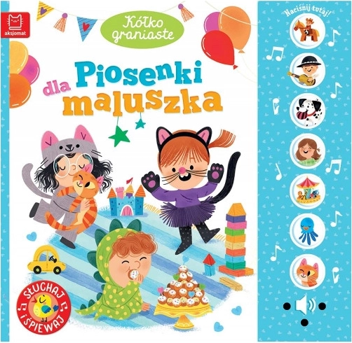 Cerc pătrat – Cântece pentru cei mici (carte interactivă cu sunete)