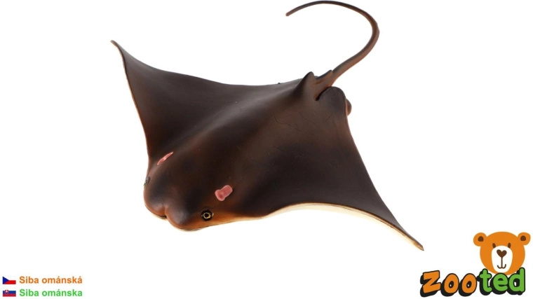 Figurină din plastic cu pisică de mare omană, 18 cm