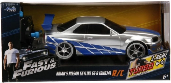 Furios și iute RC mașină Nissan Skyline GT‑R 1:24