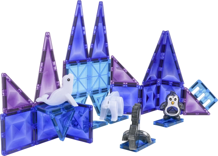 Construcție creativă în culori glaciale