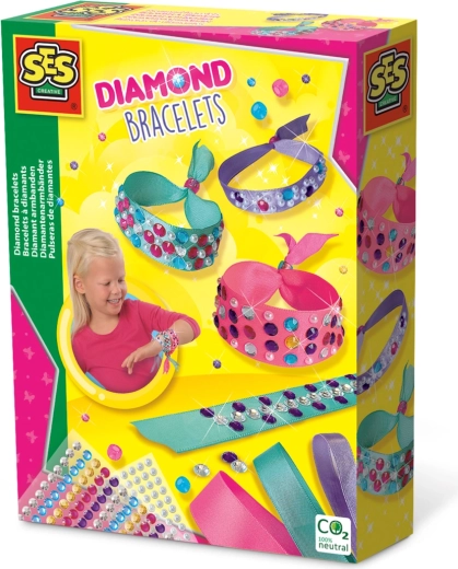 Set creativ pentru realizarea brățărilor cu diamante