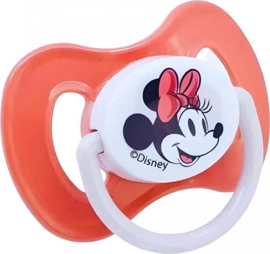 Suzetă anatomică Disney Minnie cu capac 6+ luni - 1 bucată