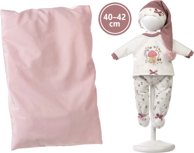 Hăinuțe și accesorii pentru păpușa LLORENS 40 cm – set de 4 piese