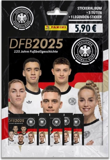 DFB 2025 – 125 de ani de istorie a fotbalului – set de pornire cu autocolante