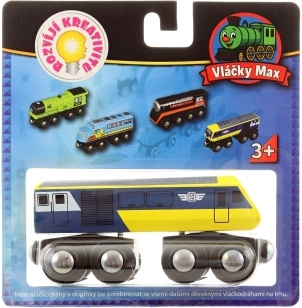 Locomotivă din lemn Maxim, tren de mare viteză