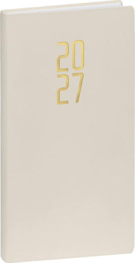Notique agendă de buzunar Ponza 2027 crem 9 × 15,5 cm
