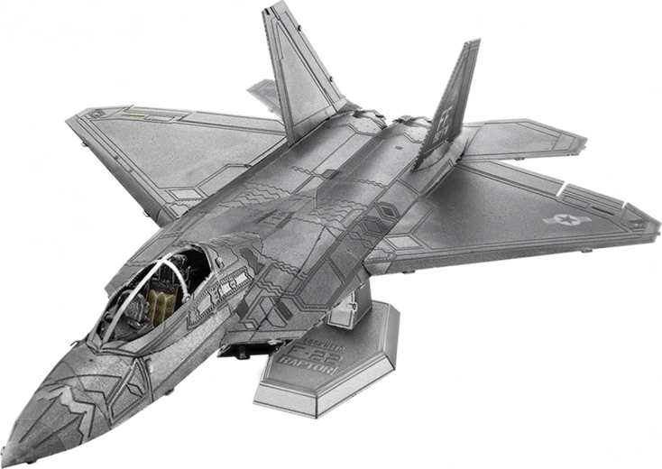Puzzle metalic 3D F-22 Raptor