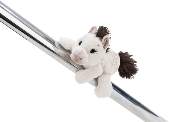 Figurină din pluș magnetică NICI Pony Mony 12 cm – ponei alb