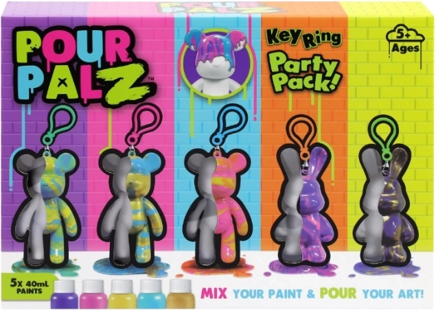 Pour Palz ursuleț – set creativ pentru turnarea accesoriilor tip breloc (5 buc.)