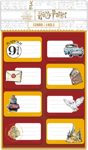 Autocolante pentru caiete și manuale cu tematică Harry Potter