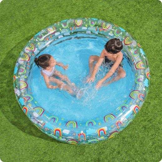 Design vesel în culorile curcubeului