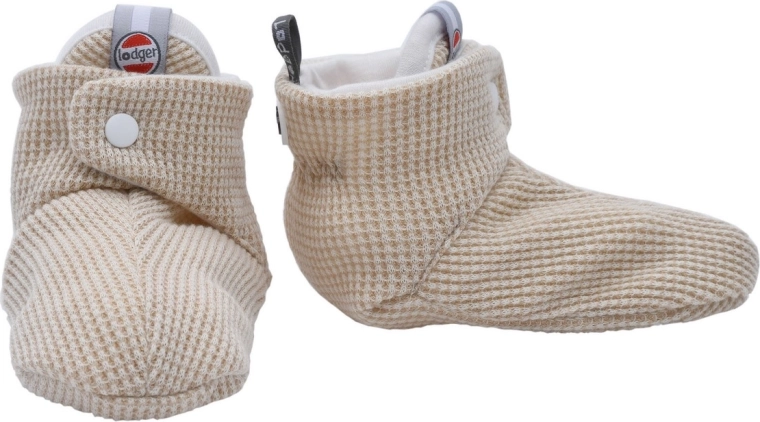 Botoșei din bumbac Lodger ciumbelle ivory 6–12 luni