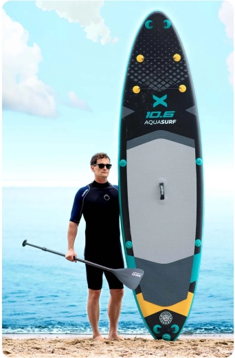 Totul în pachet: vâslă, pompă, leash și rucsac