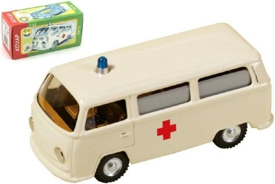 Ambulanță retro VW Kovap 1:43