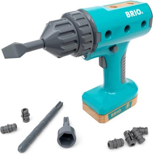 BRIO Builder bormașină/șurubelniță cu acumulator pentru copii