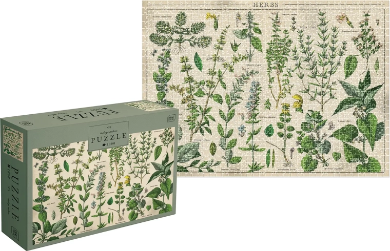 Puzzle Vintage Nature: plante medicinale 1000 piese