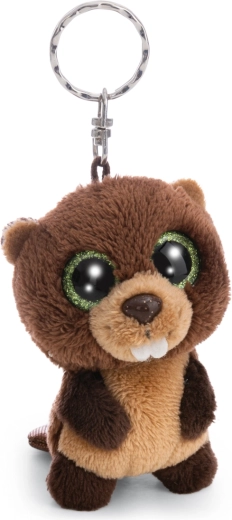 Nici Glubschis breloc de pluș castor Bobston 9 cm - 1 bucată