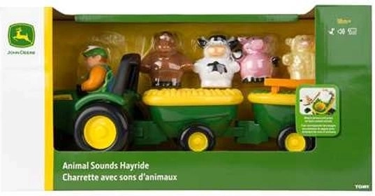 Tomy John Deere tractor sonor cu animăluțe