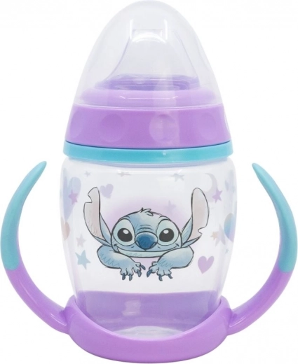 Cană cu urechi și tetină din silicon STITCH 270 ml