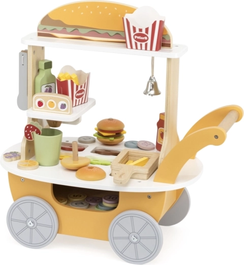 Stand mobil din lemn