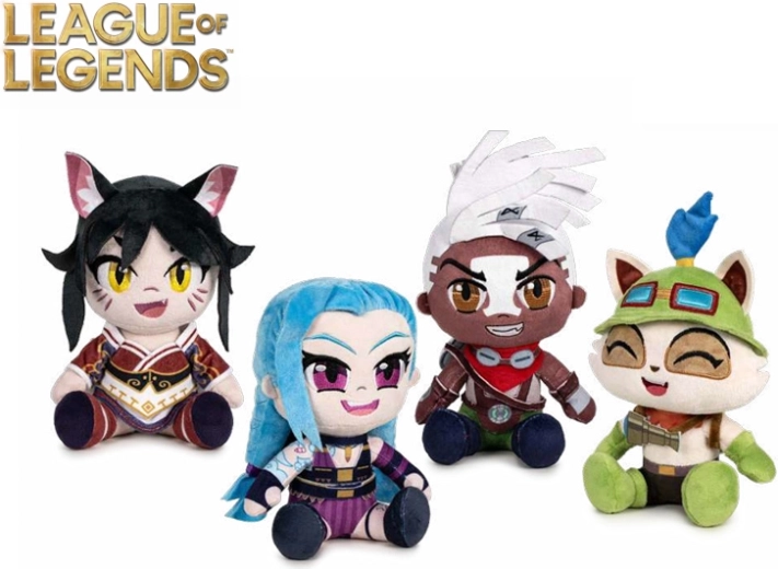 Figurine din pluș ale campionilor League of Legends 21 cm – set de 24 buc