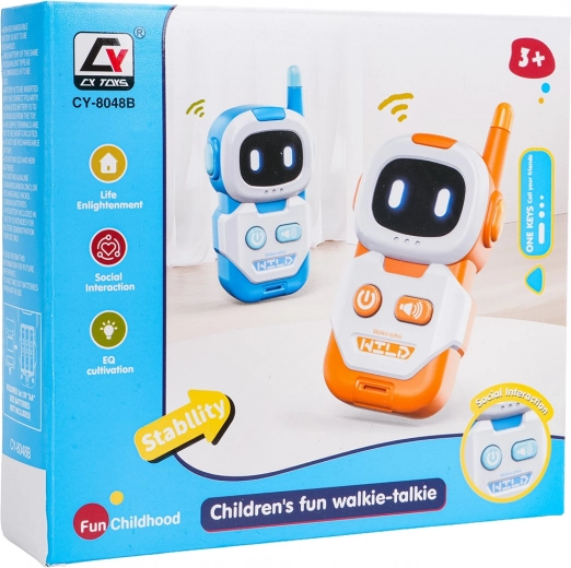 Set de stații walkie-talkie pentru copii – robot