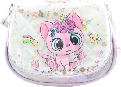Geantă pentru copii cu unicorn, mov