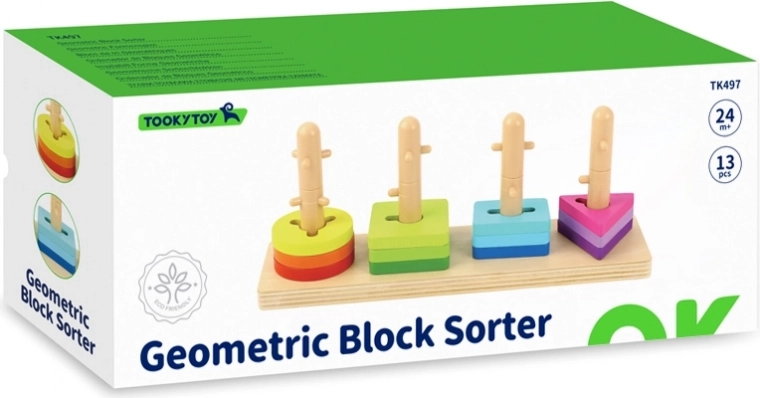 Bază solidă din lemn cu patru țăruși