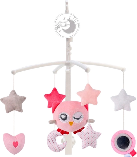 Figurine suspendate din pluș în culori delicate