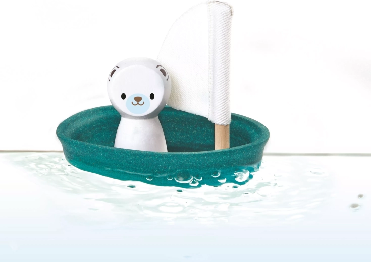 PlanToys velier cu urs polar