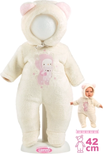 Hăinuțe pentru păpușă NEW BORN 40–42 cm, set 2 piese