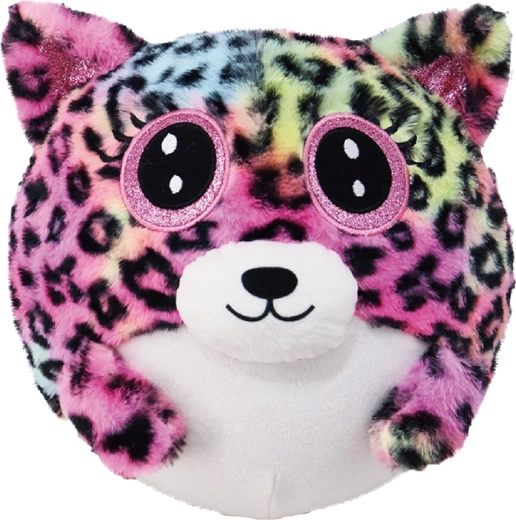 Ursuleț de pluș gonflabil cu model leopard, 15 cm
