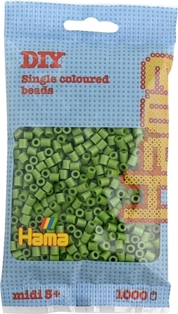 Mărgele de călcat Hama Midi 1000 buc. verde măsliniu