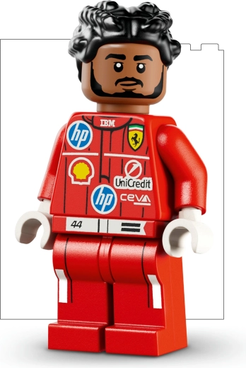 Minifigurină Lewis Hamilton