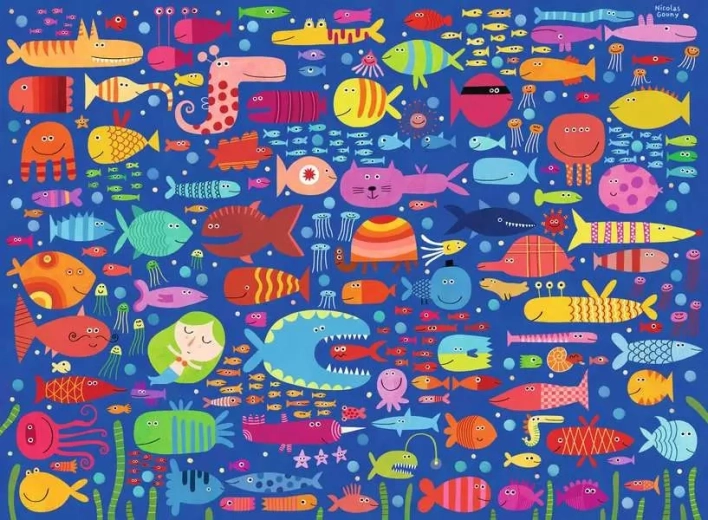 Puzzle Ravensburger Prieteni subacvatici XXL 200 de piese