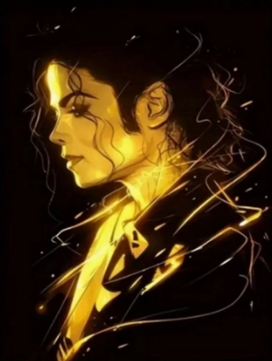 Pictură pe numere Michael Jackson 40 × 50 cm
